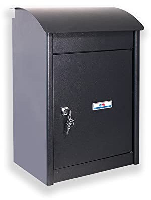 BTV | Buzón de Paquetería Individual | Cerradura Grado I con Tres Puntos de Fjación | Acero Galvanizado | Modelo Pack-Box Curve