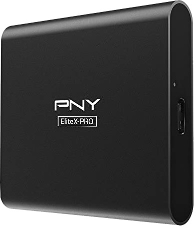 PNY CS2260 EliteX-PRO USB 3.2 Gen 2x2 External Portable SSD 1TB, Up to 1,500 MB/s Reading Speed, 1,400 MB/s Writing Speed