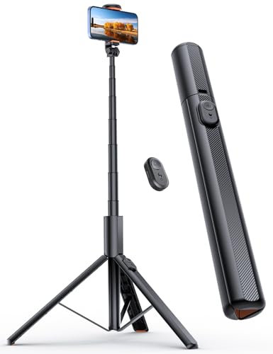 ANXRE 180cm Treppiede Per Smartphone Monopiede Portatile, NT79 Estensibile Bastone Selfie Cavalletto Per Smartphone Selfie Stick Compatibile Con iPhone/Samsung/Gopro/Telecamera