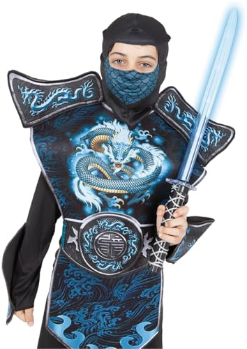 Rubies Espada Ninja con luz y Sonido Infantil, 58 centímetros, Accesorio para Disfraz, Complemento Disfraces Ninjas, Carnaval, cumpleaños, Regalos, Navidad