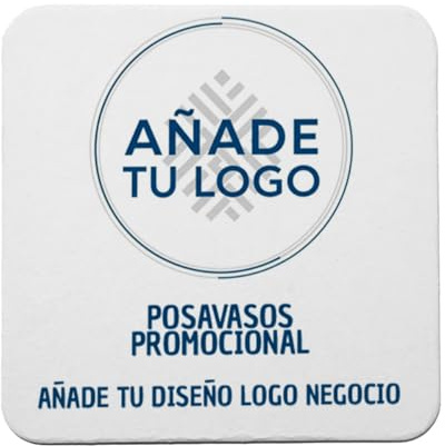 DEREGALOOS Posavasos Personalizados de Fieltro a 2 Caras. Pack Variado de 8, 16, 32, 48 y 64. para Eventos o Empresa. Diseño con Imagen o Logo. Regalo Creativo para Oficina Hogar Branding