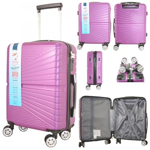 45x36x20 easyJet Priority Cabin Suitcase, Also for Jet2, Lightweight,ABS Hard Shell, Durable 4-Wheel Cabin Case, Carry-On Size 2.2kg Hand Luggage, Travel Bag