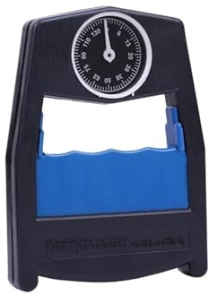 Digital kraftmätare, Dynamometer, Verktyg Handgrepp Styrkemätare 130 Kg/287 Lb Kapacitetsträning Underarmsförstärkare, Bärbara mätenheter(Blue)