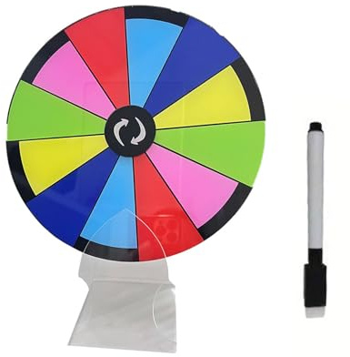 Zuoeay Fortunes Party Girare Piatto Da Tavolo Premio Girare Piatto Fortunato Disegni Rotanti Ruota Rotante Cancellabile Fortune Ruota Durevole Fortuna Disegni Rotanti Ruota