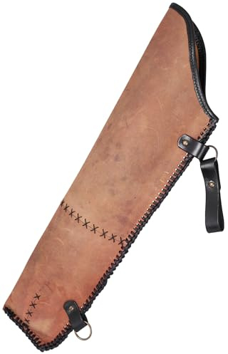 Battle-Merchant Medieval Leather Arrow Case Brown