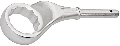 GEDORE 2 A 60 mm Zugringschlüssel gekröpft, Professioneller Schraubenschlüssel, Hohe Stabilität, Werkzeugstahl, Ideal für Handwerker und Heimwerker - 60mm