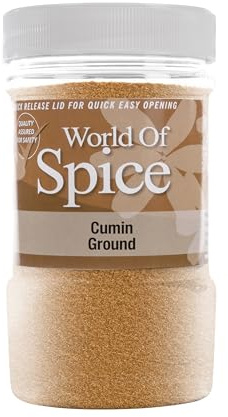 World of Spice Ground Cumin Powder 400g Catering Size Jar – Premium 100% Natural Cumin Spice Seasoning for Cooking – Indian Spice for Home Cooks, Professional Chefs & Commercial Kitchens