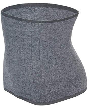 ProLeo Winter weicher Kaschmir Nierenwärmer Rücken elastische Taille Taille wärmer Gürtel (Grau)