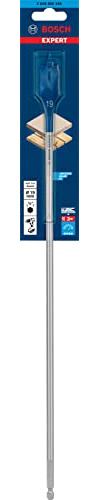 Bosch Professional 1x Brocas fresadoras planas Expert SelfCut Speed (para Madera blanda, Aglomerado, Ø 19,00 mm, Longitud 400 mm, accesorios Taladro de impacto rotativo)