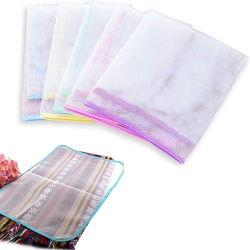 ZHjuju Panno da Stiro,4 Pezzi Panno Retinato per Stirare Tappetino da Stiro Resistente al Calore Copritavolo da Stiro Panno di Maglia Protettiva da Stiro Panno di Stiratura 40 * 60cm,Colore Casuale