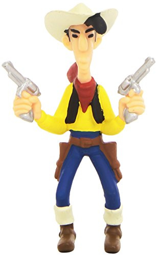 Plastoy Lucky Luke Figurina Lucky Luke con due pistole - Resina - 8 cm
