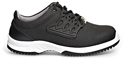 ABEBA 872499 31761 S1 ESD Halbschuh, Rutschhemmende TPU-Sohle, Schwarz, 43 Größe