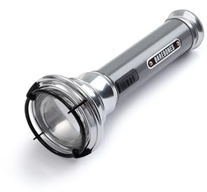 Barebones Vintage Flashlight - Slate Gray, USB Rechargeable LED Flashlight, 15-Hour Run Time, 170 Lumens, Compact and Durable, Water-Resistant Camping Gear and Hiking Accessory