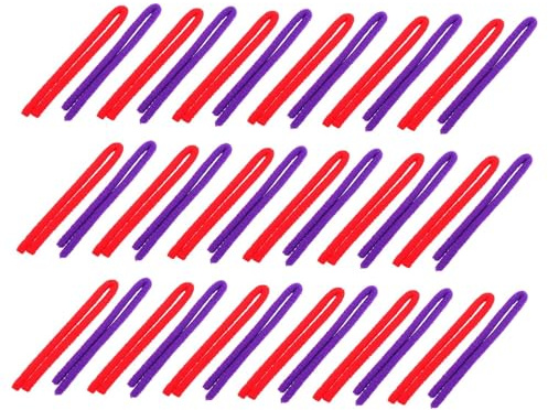 90 Unids permanente sin calor varillas for el cabello rodillos rizos rodillos for dormir Varillas for rizar flexibles rizador Mujer Herramienta de peluquería alambre envuelto pelusa calentador palo /