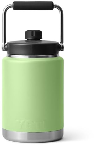 YETI Rambler Jug V2, vakuumisolierter Edelstahlkrug mit Magcap, Key Lime, 0,5 g (1,9 l)