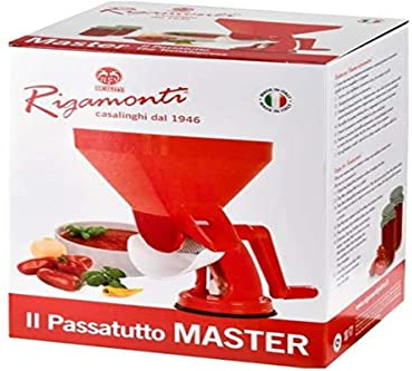 Rigamonti 69 Master Pass tomat med fyrkantig skål röd
