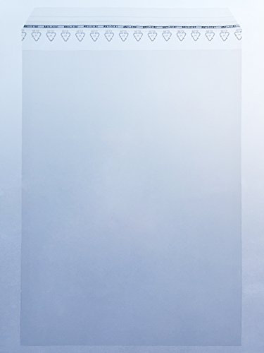 100 B4-Folienversandtaschen, Adhäsionsverschlussbeutel, Folienbeutel, Klappenbeutel | 360 x 250 mm, mit Abziehstreifen, glasklar-transparent