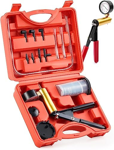 Bomba para liquido de frenos. Vacuometro, sangrador de frenos y comprobador de vacio PURGADOR DE FRENOS por bomba de vacio manual
