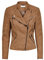 ONLY Damen Wildleder-Optik Biker-Jacke OnlSherry Übergangs-Jacke, Toasted Coconut,34
