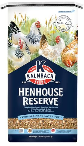 Kalmbach Feeds Henhouse Reserve 17% Whole Grain Complete Layer Feed for Hens, 50 lb
