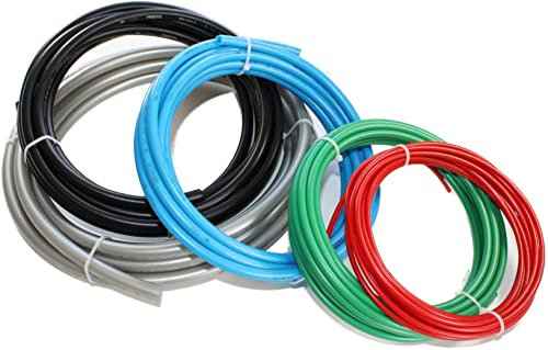 Festo PEN - Tubo pneumatico 5 m, Ø 4, 6, 8, 10, 12 mm, blu, argento, nero, verde, rosso originale Festo (Ø 6 mm, verde)