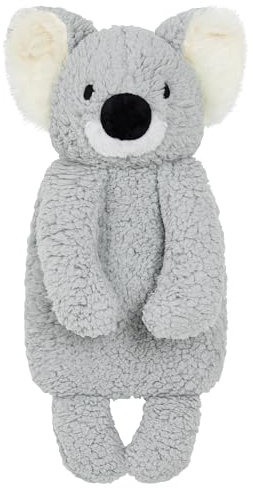 CityComfort Wärmflasche 1L Mit Bezug Tier - Wärmflasche mit Super Weichem Plüschbezug - Hot Water Bottle (Grau Koala)