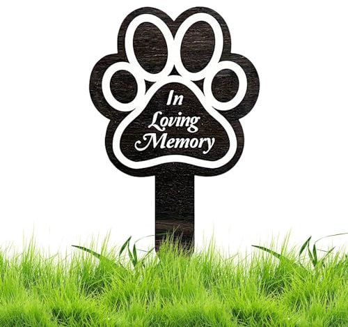 Marquages commémoratifs pour animaux de compagnie, piquet commémoratif pour animaux de compagnie, décoration élégante de jardin, cimetière, piquet funéraire pour chien, plaques commémoratives en plein