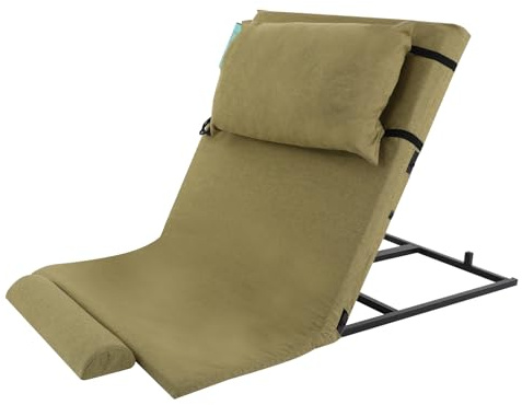 YyanLAK Lit à sommier tapissier, réglable, électrique, 50 W, sans accoudoirs, avec fonction de levage, capacité de charge 300 kg, dossier de lit électrique réglable (vert)