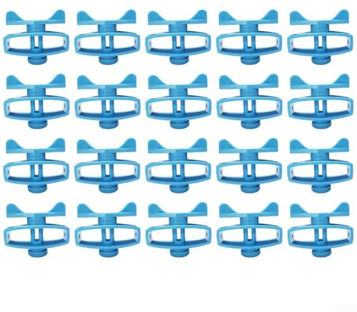 Struttura in plastica per tenditore per recinzioni, fornisce una soluzione ottimale per il tensionamento del filo nei progetti di recinzione (blu)