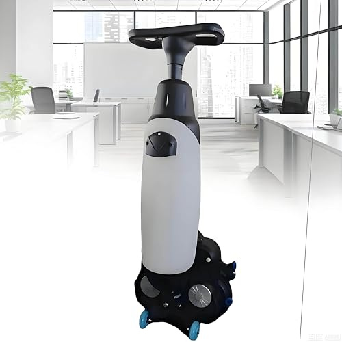 Commercial Cordless Floor Scrubber Machine, 18 Electric Cleaner with Dual Rotary Brushes, 36V Battery-Powered, Professional Floor Scrubber Dryer for Easy Cleaning