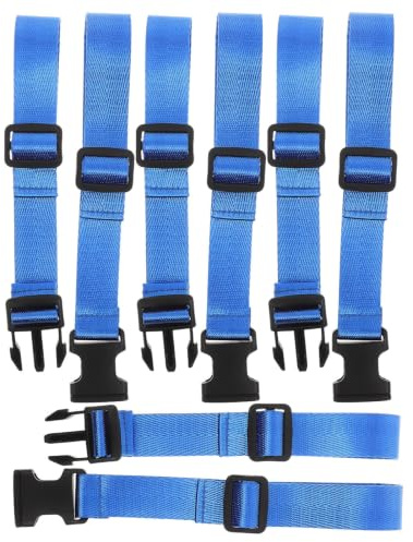 Générique 4 Pièces Sangle Antidérapante pour Accordéon en Tissu et Plastique Bleu, Meilleure Tenue et Prévention du Glissement pour Adultes et Débutants en Concert ou Enseignement