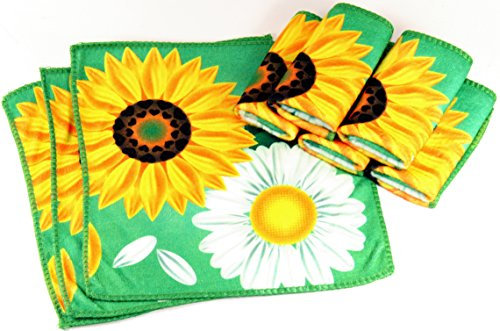 K&B Vertrieb Waschlappen 8 Stück Waschhandschuh Waschhandschuhe Microfaser Seiftuchtuch I