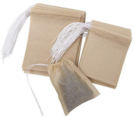 OUNONA 200pcs Sacchetti di t¨¨ USA e Getta bustine di t¨¨ per t¨¨ Sfuso (9 * 7 cm e 7 * 5.5 cm)