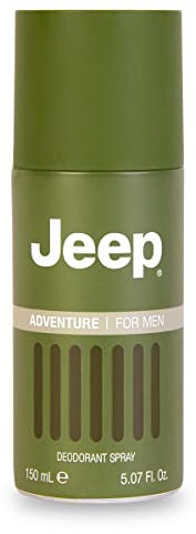 Diamond JEEP | Adventure - Deodorante Jeep Spray, Deodorante Uomo con Bassi Toni Olfattivi, note Fresche della Menta, Pompelmo e Pepe, Made in Italy, 150 ml