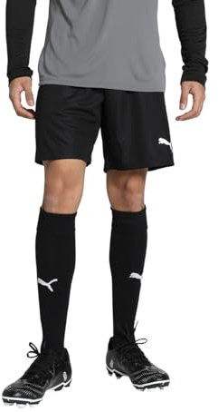 PUMA Herren Teamliga Shorts, Puma Black-puma White, 3XL EU