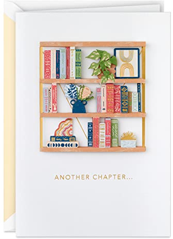 Hallmark Signature Birthday Card (Bookshelf)