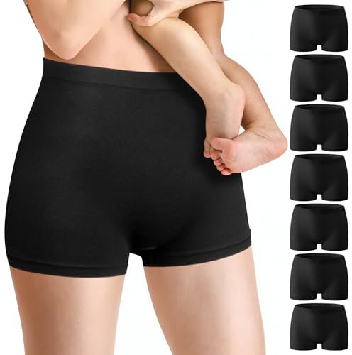 ACWOO 8PCS Culotte Maternité de Grossesse Taille Haute, Enceintes de sous-vêtements Femme sans Couture, sous-vêtements de Maternité, Calecon Grossesse, Culottes de maternité pour Femme