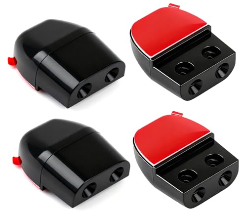 Dewlawn 4 Piezas Ahuyentador de Jabalies Silbato Anti Animales Coche Protégete de Encuentros Peligrosos con Ultrasonidos Ahuyentador Animales Coche para Jabalíes Ciervos Zorros Conejos
