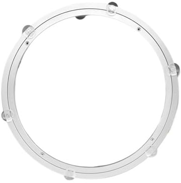 Slät roterande platta för bordsskiva stora sugkoppar halkfri, stabil 300–600 mm aluminiumlegering Lazy Susan roterande platta axel matbordsslagare vridbar platta bas