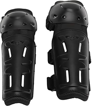 Xixian 2 Pièces Coudières Adultes avec Trous d'aération, Doublure en Velours de Coque PE Attelle Réglable pour Moto Patinage Course Sports de Plein Air équipement Protection Noir
