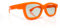 Lunettes 3D pour Les Enfants Universals passifs Lunettes de 3D pour Cinema 3D LG, Easy 3D Philips, Panasonic, Toschiba, Grundig and RealD Cinema dans la Couleur Orange Nouveau de la Marque PRECORN