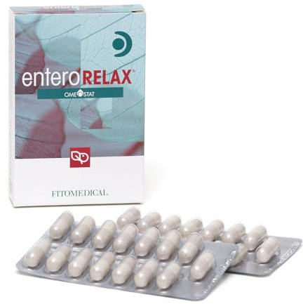 Fitomedical - Enterorelax® Omeostat®, Integratore Naturale con Zenzero, Camomilla e Finocchio per il Benessere Gastrointestinale, Senza Glutine - 30 Capsule