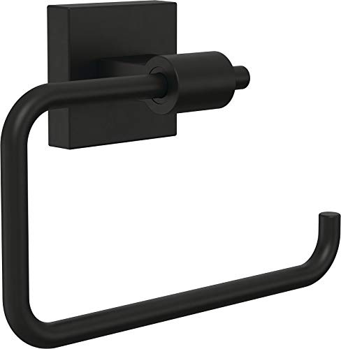 Franklin Brass Toilet Paper Holder | European Style | Matte Black | Wall Mount Single Post | Maxted Bathroom Accessories