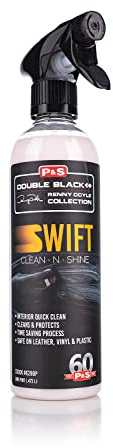 P & S PROFESSIONAL DETAIL PRODUCTS Swift Clean & Shine - Interior Cleaner & Protectant for Leather, Vinyl, Plastic - Cleans, Conditions & Leaves a Satin Finish - Fresh Scent - 16 oz