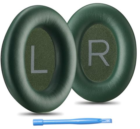 AHG QuietComfort Ear Pads Replacement Cushion Compatible with Bose QuietComfort (2023), QC45 QCSE QC35 QC35 II Noise Cancelling Headphones (Cypress Green). Extra Thick | Superior Comfort/Durability