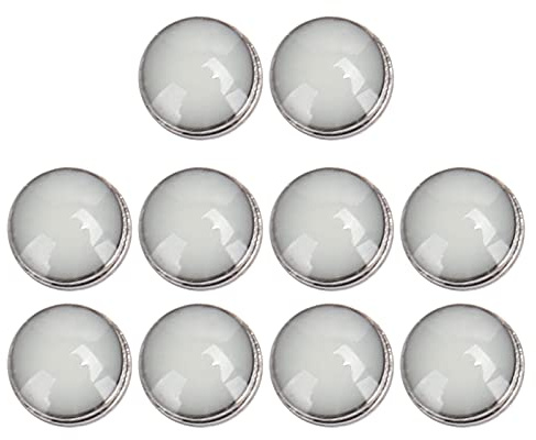 Baxnore 10 pezzi quadrante orologio punto luminoso, punto lume verde per lunetta dell'orologio, accessori decorativi per orologi punti luminosi punti lunetta parti di ricambio