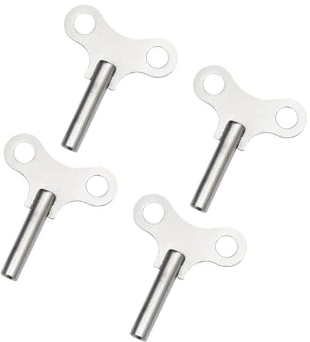 KONTONTY Uhrschlüssel Für Uhrreparaturset 4-TLG. Aufziehschlüssel Aus Stahl Einfach Zu Verwenden Für Mechanische Und Hölzerne Uhren