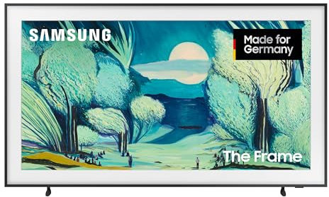 Samsung The Frame LS03F 4K QLED 65 Zoll (163 cm) UHD Fernseher, Modern Frame Design, NQ4 AI Gen2 Prozessor, Art Mode, Artful Picture Quality, One Connect Kabel, Samsung Vision AI Smart TV
