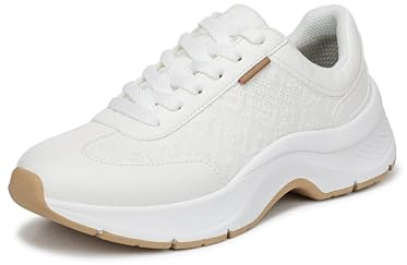 Dr. Scholl's Women's Walk Mode Sneaker White Fabric 11 M