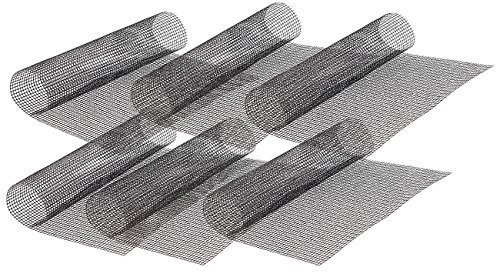 Rosenstein & Söhne Magische Grillmatte: 6er-Set Profi-Dauer-Back- & Grillmatte aus Glasfaser, antihaft (Grillnetz, Magische Grillplatte, wiederverwendbare)